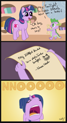 Size: 699x1280 | Tagged: safe, artist:westy543, princess celestia, spike, twilight sparkle, alicorn, dragon, pony, comic, trollestia, world of tanks