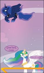 Size: 2558x4257 | Tagged: safe, artist:inkrose98, princess celestia, princess luna, alicorn, pony, comic:shapeless sun, comic, tumblr