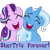 Size: 500x500 | Tagged: safe, artist:the smiling pony, derpibooru import, starlight glimmer, trixie, pony, unicorn, .svg available, derpibooru, derpibooru badge, female, happy, lesbian, meta, shipping, simple background, smiling, squishy cheeks, startrix, svg, transparent background, vector