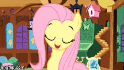 Size: 576x324 | Tagged: safe, edit, edited edit, edited screencap, screencap, fluttershy, sweetie belle, pegasus, pony, for whom the sweetie belle toils, stare master, animated, burp, eat the camera, eaten alive, edited gif, falling, flutterpred, fluttershy's cottage, gif, goofy, hub logo, inside mouth, macro, micro, mouth, nose in the air, open mouth, ponies: the anthology 3, screaming, sweetie belle nabbing uvula, uvula, uvula shaking, volumetric mouth, vore, zoomed in