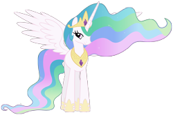 Size: 5100x3400 | Tagged: safe, artist:mihaaaa, princess celestia, alicorn, pony, female, mare, simple background, solo, transparent background, vector