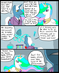 Size: 827x1025 | Tagged: safe, artist:metal-kitty, princess celestia, oc, alicorn, pony, comic:mlp project, comic