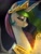 Size: 1728x2304 | Tagged: safe, artist:tarantad0, princess celestia, alicorn, pony, female, horn, mare, multicolored mane, scroll, solo, white coat