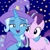 Size: 640x635 | Tagged: safe, derpibooru import, edit, starlight glimmer, trixie, pony, unicorn, female, lesbian, shipping, startrix, vector