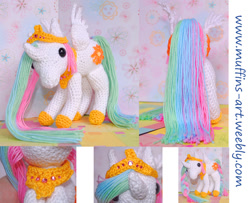 Size: 900x731 | Tagged: safe, artist:theartofmuffin, princess celestia, pony, amigurumi, crochet, irl, photo, plushie, solo