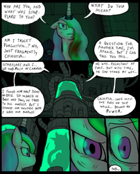 Size: 827x1025 | Tagged: safe, artist:metal-kitty, princess celestia, oc, alicorn, pony, comic:mlp project, comic