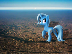 Size: 3000x2250 | Tagged: safe, artist:flutterbatismagic, trixie, pony, giant pony, highrise ponies, irl, macro, mega trixie, photo, ponies in real life, tokyo