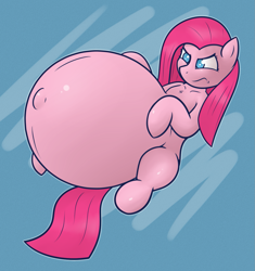 Size: 1321x1405 | Tagged: safe, artist:funble, pinkie pie, earth pony, pony, belly, big belly, hyper, hyper pregnancy, impossibly large belly, pinkamena diane pie, preggy pie, pregnant, solo