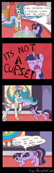 Size: 502x1599 | Tagged: safe, artist:tifu, megan williams, princess celestia, twilight sparkle, alicorn, pony, bridle gossip, g1, the crystal empire, comic, generation leap, scene parody