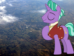 Size: 2048x1536 | Tagged: safe, artist:jerryakira79, firelight, pony, unicorn, giant pony, highrise ponies, irl, macro, male, photo