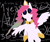 Size: 650x550 | Tagged: safe, artist:woop-de-de-doo, princess celestia, alicorn, pony, female, mare, multicolored mane, solo, white coat