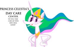 Size: 1497x958 | Tagged: safe, princess celestia, alicorn, pony, cigarette, day care, daycare, my little parody, solo