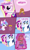 Size: 2400x4000 | Tagged: safe, artist:kunoichipikachu, princess cadance, princess flurry heart, shining armor, oc, oc:tibtep, alicorn, pony, unicorn, angry, anime face, cute, cuteness overload, flurrybetes, goofy, levitation, lovebutt, macro/micro, magic, micro, plot, silly, silly pony, sitting, stuck, telekinesis, tiny, unaware