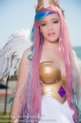 Size: 1065x1600 | Tagged: safe, artist:foayasha, princess celestia, human, cosplay, irl, irl human, photo, solo