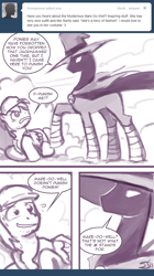 Size: 650x1163 | Tagged: safe, artist:johnjoseco, mare do well, princess celestia, alicorn, pony, ask, ask princess molestia, comic, construction pony, princess molestia, tumblr