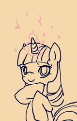 Size: 650x1024 | Tagged: safe, artist:maren, derpibooru import, twilight sparkle, pony, unicorn, sketch, solo