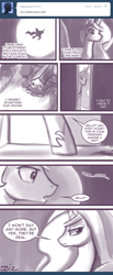 Size: 526x1280 | Tagged: safe, artist:johnjoseco, princess celestia, alicorn, pony, zombie, ask, ask princess molestia, comic, princess molestia, tumblr