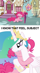 Size: 500x911 | Tagged: safe, pinkie pie, princess celestia, alicorn, earth pony, pony, wonderbolts academy, depressedia, feels, hug