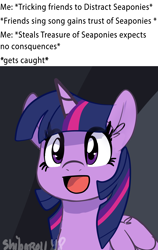 Size: 1708x2700 | Tagged: safe, artist:shibaroll, derpibooru import, twilight sparkle, twilight sparkle (alicorn), alicorn, pony, my little pony: the movie, meme, movie, pokémon, ponified, ponified meme, solo, surprised pikachu