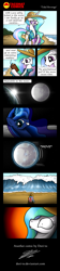 Size: 1169x5223 | Tagged: safe, artist:dori-to, princess celestia, princess luna, alicorn, pony, beach, book, clothes, comic, moon, oh crap, shrunken pupils, sunglasses, tidal wave, tide, trolluna, wide eyes