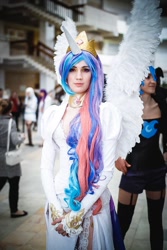 Size: 683x1024 | Tagged: safe, artist:neko-tin, princess celestia, human, cosplay, irl, irl human, photo