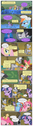 Size: 612x2320 | Tagged: safe, artist:newbiespud, edit, edited screencap, screencap, apple bloom, applejack, fluttershy, pinkie pie, rainbow dash, rarity, twilight sparkle, unicorn twilight, zecora, earth pony, pegasus, pony, unicorn, zebra, comic:friendship is dragons, bridle gossip, appletini, bed, bit gag, blank flank, book, cauldron, comic, dialogue, ear piercing, earring, everfree forest, female, filly, floppy ears, floppy horn, flower, foal, freckles, frown, gag, golden oaks library, grin, gritted teeth, hat, hooves, horn, jewelry, mane six, mare, micro, neck ring, neck rings, open mouth, piercing, pillow, poison joke, saddle bag, screencap comic, sleeping, smiling, tongue out, wings, zecora's hut
