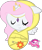 Size: 800x942 | Tagged: safe, artist:atnezau, princess celestia, alicorn, pony, baby, baby blanket, baby celestia, baby pony, blanket, crown, cute, dawwww, foal, happy baby, jewelry, newborn, newborn baby, regalia, safety pin, sleeping, sleeping baby, solo, sun, swaddled, swaddled baby, wrapped snugly