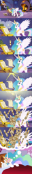 Size: 500x2657 | Tagged: safe, princess celestia, alicorn, pony, season 3, female, letter, sleeping