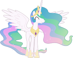 Size: 5950x4790 | Tagged: safe, artist:90sigma, princess celestia, alicorn, pony, absurd resolution, female, mare, simple background, solo, transparent background, vector