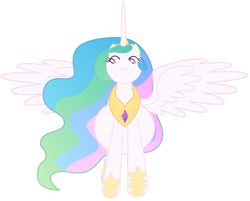 Size: 909x731 | Tagged: safe, princess celestia, alicorn, pony, female, horn, mare, multicolored mane, preglestia, pregnant, pregnant edit, solo, white coat