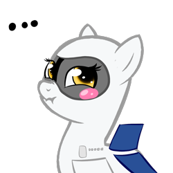 Size: 1000x1000 | Tagged: safe, artist:otpl, oc, oc only, oc:belle carbone, original species, plane pony, pony, a350-800, plane, scrunchy face, solo