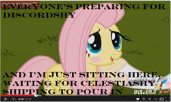 Size: 857x515 | Tagged: safe, fluttershy, princess celestia, alicorn, pegasus, pony, keep calm and flutter on, image macro, shipping