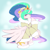 Size: 1280x1280 | Tagged: safe, artist:balooga, princess celestia, alicorn, pony, bipedal, clothes, coat, female, mare, winter outfit