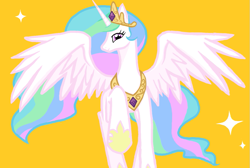 Size: 871x587 | Tagged: safe, artist:c c 君★, artist:c.c, princess celestia, alicorn, pony, pixiv, solo