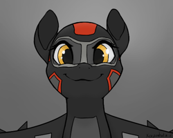 Size: 500x400 | Tagged: safe, artist:keeponhatin, oc, oc only, oc:cloudwalker, original species, plane pony, pony, plane, solo, sr-71 blackbird