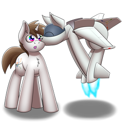 Size: 1280x1280 | Tagged: safe, artist:scramjet747, oc, oc only, oc:codex, oc:scramjet, original species, plane pony, pony, kissing, plane