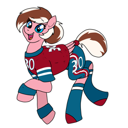 Size: 3600x3600 | Tagged: safe, artist:pony quarantine, oc, oc only, oc:first down, pegasus, american football, pronking, simple background, solo, sports, transparent background