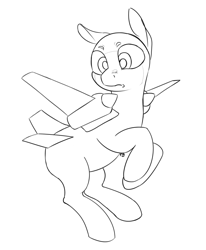 Size: 742x900 | Tagged: safe, artist:terror bay, original species, plane pony, pony, an-26, male, plane, solo, stallion