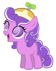 Size: 463x585 | Tagged: safe, artist:alejamoreno-brony, screwball, earth pony, pony, female, filly, hat, propeller hat, simple background, solo, solo female, transparent background, vector, younger