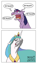 Size: 744x1296 | Tagged: safe, artist:brigpod, princess celestia, twilight sparkle, alicorn, pony, comic, invader zim