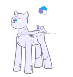 Size: 1264x1344 | Tagged: safe, artist:not-immortal, oc, oc only, original species, plane pony, pony, blaze (coat marking), f-22 raptor, frown, lidded eyes, male, plane, reference, serious, serious face, simple background, solo, stallion, transparent background