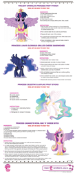 Size: 1025x2353 | Tagged: safe, princess cadance, princess celestia, princess luna, twilight sparkle, twilight sparkle (alicorn), alicorn, pony, alicorn tetrarchy, glorious grilled cheese, grilled cheese, hub logo, hubble, official, recipe, text, the hub