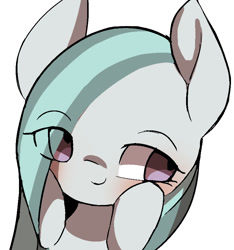 Size: 776x830 | Tagged: safe, artist:ccc, marble pie, earth pony, pony, blushing, cute, female, marblebetes, mare, simple background, smiling, solo, solo female, white background