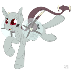 Size: 5000x5000 | Tagged: safe, artist:tatemil, oc, oc only, oc:dorn, original species, plane pony, pony, absurd resolution, male, plane, simple background, smiling, solo, transparent background