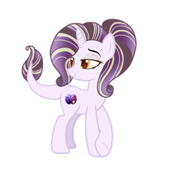 Size: 1024x1024 | Tagged: safe, artist:shadowbolt44, oc, oc:orchid, pony, unicorn, female, magical lesbian spawn, mare, offspring, parent:applejack, parent:rarity, parents:rarijack, simple background, solo, transparent background