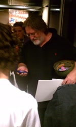 Size: 1952x3264 | Tagged: safe, princess celestia, human, gabe newell, irl, irl human, photo