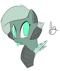 Size: 1100x1301 | Tagged: safe, artist:mrrowboat, oc, oc only, oc:jade, kaiju pony, original species, pony, cute, fangs, giant pony, solo, tongue out