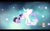 Size: 1024x640 | Tagged: safe, screencap, princess celestia, twilight sparkle, alicorn, pony, magical mystery cure, princess celestia's special princess making dimension, twilight alias, void, youtube caption