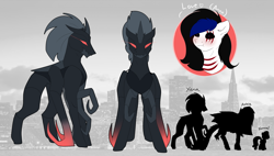 Size: 5278x3000 | Tagged: safe, artist:petergriffinschin, oc, oc:xena, kaiju pony, pony, femuto, godzilla (series), monsterverse, muto, muto pony