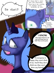 Size: 900x1208 | Tagged: safe, artist:lyun, nightmare moon, princess luna, alicorn, pony, comic, female, mare, s1 luna